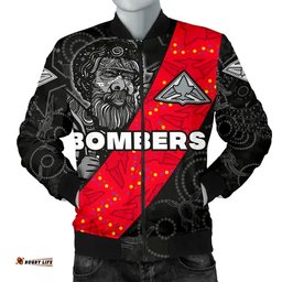 Custom Personalised Bombers Naidoc Week Men's Bomber Jacket Essendon Ingenious Spesial Version - Custom Text and Number
