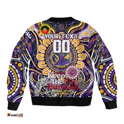 Custom NAIDOC Week 2024 Storm Bomber Jacket Mascot Rugby
