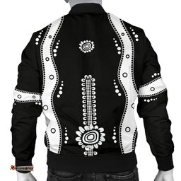 Collingwood Bomber Jacket For Men Pies Indigenous - Black