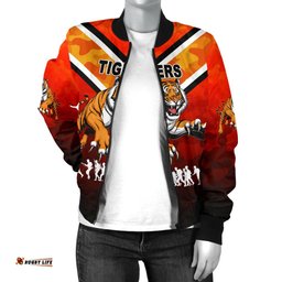 Wests Women's Bomber Jacket Tigers Anzac Vibes