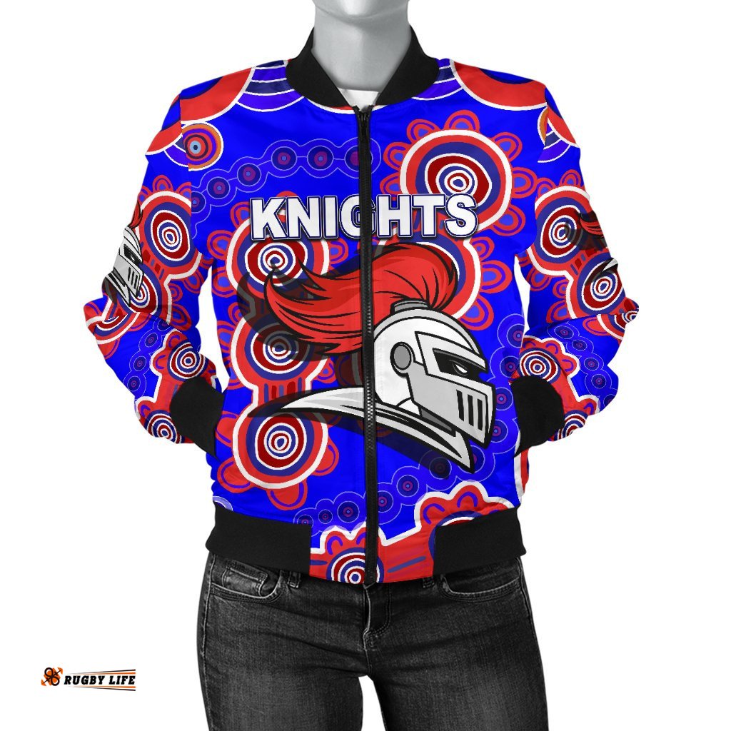 Newcastle Knights Women's Bomber Jacket Indigenous