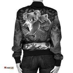 Bomber Jacket - Koala Jacket Family Koala - Women