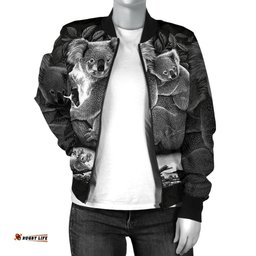 Bomber Jacket - Koala Jacket Family Koala - Women