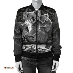 Bomber Jacket - Koala Jacket Family Koala - Women
