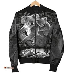 Bomber Jacket - Koala Jacket Family Koala - Women