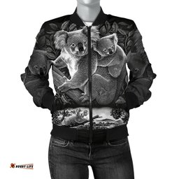 Bomber Jacket - Koala Jacket Family Koala - Women