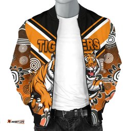 Wests Men's Bomber Jacket Tigers Indigenous