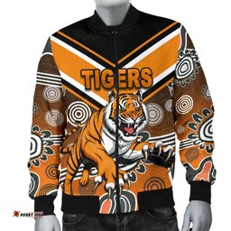 Wests Men's Bomber Jacket Tigers Indigenous