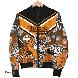 Wests Men's Bomber Jacket Tigers Indigenous