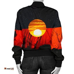 Vibe Hoodie Australia Aboriginal Flag Women Bomber Jacket K5 - Limited Edition