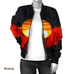 Vibe Hoodie Australia Aboriginal Flag Women Bomber Jacket K5 - Limited Edition