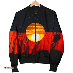 Vibe Hoodie Australia Aboriginal Flag Women Bomber Jacket K5 - Limited Edition