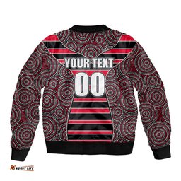 AFL - Bombers Bomber Jacket Mix Dot Aboriginal