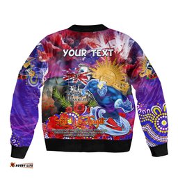 Personalised Australia Rugby Storm ANZAC Bomber Jacket Melbourne Scratch Style