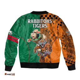 Wests Tigers and Rabbitohs Rugby Bomber Jacket Sporty Style