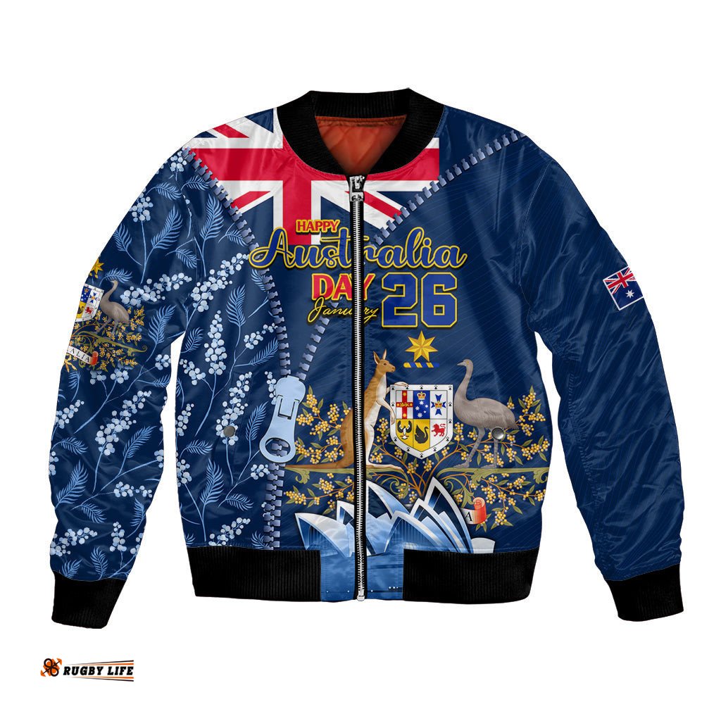Personalised Happy Australia Day 26 January Bomber Jacket