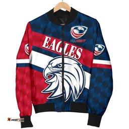 USA Rugby Men's Bomber Jacket Eagles Sporty Style