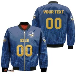Parramatta Eels Bomber Jacket Logo Sport Ombre - NRL