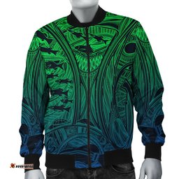 Torres Strait Islanders Men's Bomber Jacket - Ocean Art