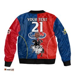Custom NRL Cowboys Combine Dragon Rugby Bomber Jacket Sporty Style