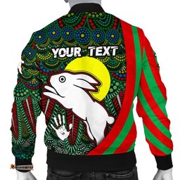Custom Personalised Rabbitohs Naidoc Week Men's Bomber Jacket Indigenous Version Special
