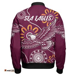 Sea Eagles Rugby Bomber Jacket - Custom Sea Eagles Bomber Jacket RLT13