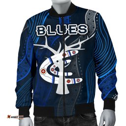 Carlton Men Bomber Jacket Blues Free Style Indigenous