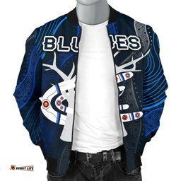 Carlton Men Bomber Jacket Blues Free Style Indigenous