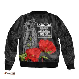ANZAC Day Bomber Jacket Soldiers Fighting at War