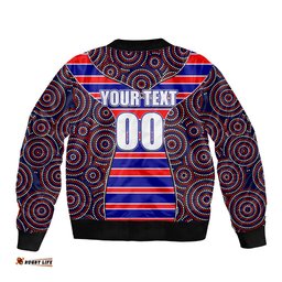 NRL - Rooster Bomber Jacket Mix Dot Aboriginal