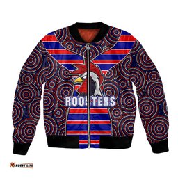 NRL - Rooster Bomber Jacket Mix Dot Aboriginal