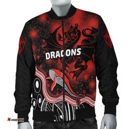 Custom Personalised Dragons Women's Bomber Jacket St. George Special Style