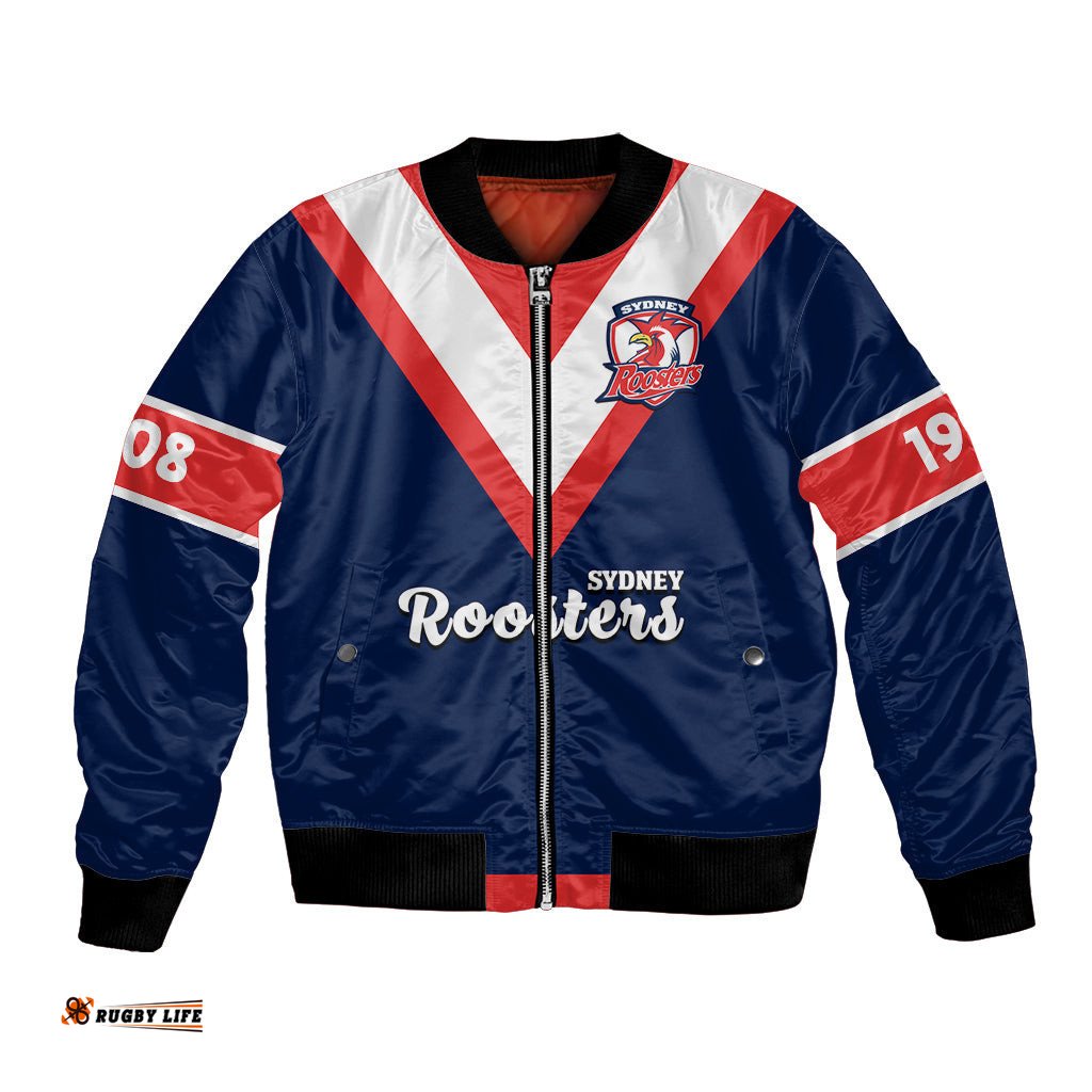 Roosters Rugby Bomber Jacket Tricolours 1908 Sporty Version