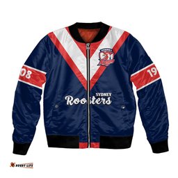 Roosters Rugby Bomber Jacket Tricolours 1908 Sporty Version