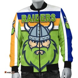 Canberra Bomber Jacket For Men Raiders Viking