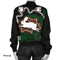 Rabbitohs Women Bomber Jacket Aboriginal 2