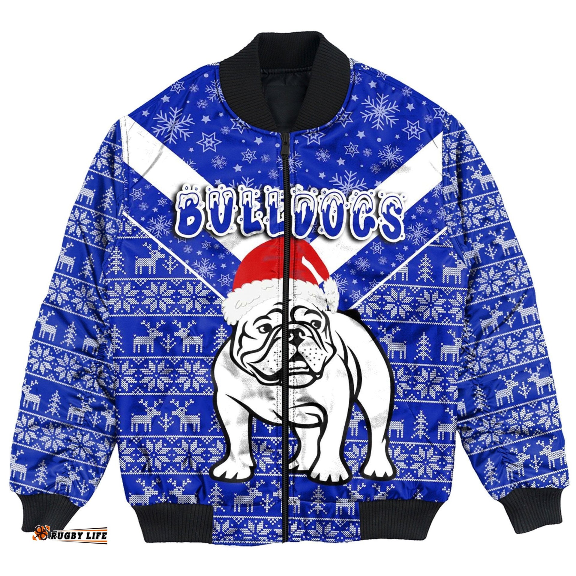 Custom Canterbury-Bankstown Bulldogs Aboriginal Tattoo Bomber Jackets