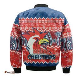 Sydney Aboriginal Roosters Christmas Vibe Bomber Jacket