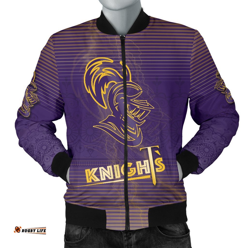 Kolkata Knight Riders Cricket Men Bomber Jacket Version KKR
