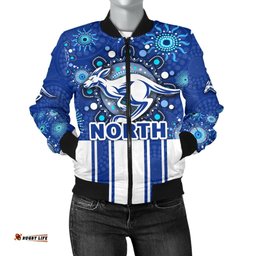 Melbourne Bomber Jacket For Women Indigenous North Kangaroos