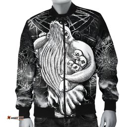 Aboriginal Bomber Jacket, Skywhale Papa Is Coming Back Art - Men
