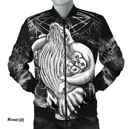 Aboriginal Bomber Jacket, Skywhale Papa Is Coming Back Art - Men