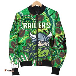 Canberra Women's Bomber Jacket Raiders Indigenous 2