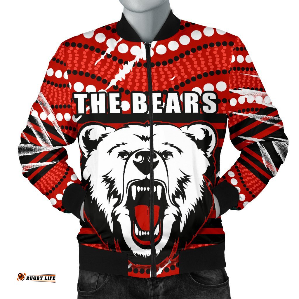 Bears Men Bomber Jacket North Sydney Only