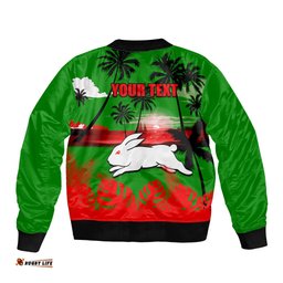 NRL Rabbitohs Bomber Jacket Summer Vibe Style