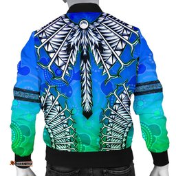 Men Bomber Jacket - Turtle With Dhari Mask Ver 02