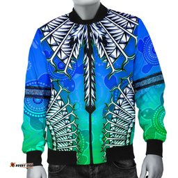 Men Bomber Jacket - Turtle With Dhari Mask Ver 02