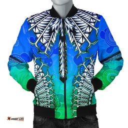 Men Bomber Jacket - Turtle With Dhari Mask Ver 02