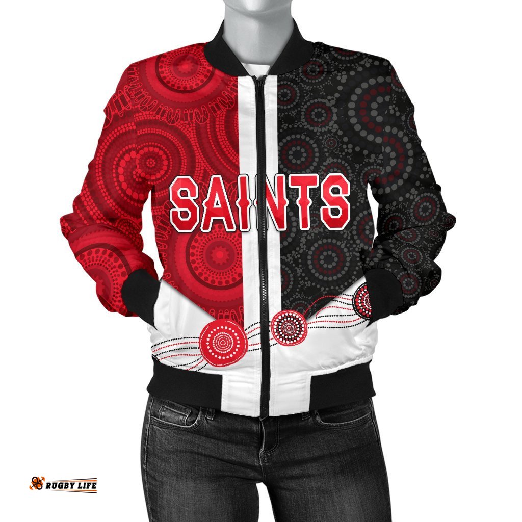 Saints Bomber Jacket Indigenous For Women