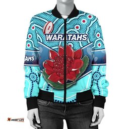 New South Wales Rugby Union Women Bomber Jacket Indigenous NSW - Waratahs